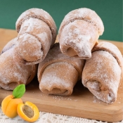 Рогалики з абрикосом, вагові